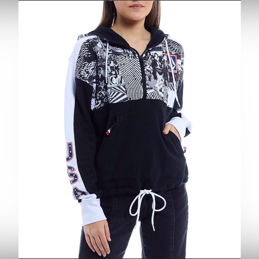 Volcom usst anorak hoodie size xs nwt